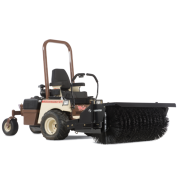 Grasshopper front mounted rotary broom accessory
