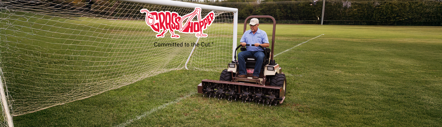Grasshopper Mowers Implements and Attachments Banner