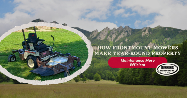How FrontMount Mowers Make Year-Round Property Maintenance More Efficient