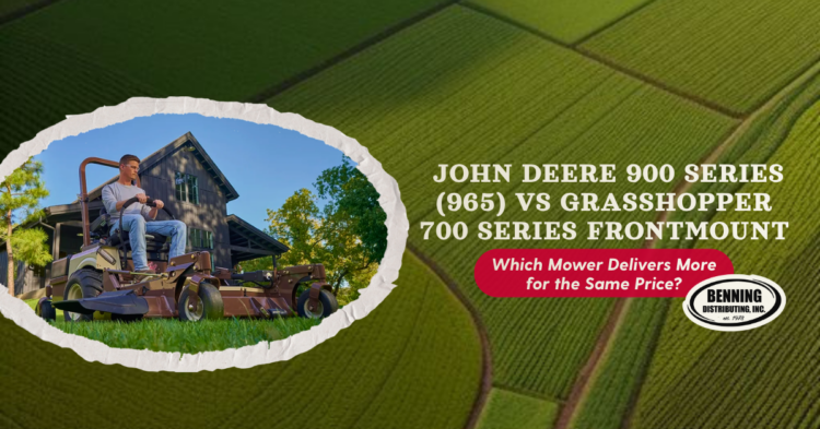 John Deere 900 Series (965) vs Grasshopper 700 Series FrontMount: Which Mower Delivers More for the Same Price?