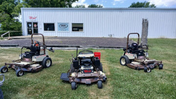 Three Grasshopper Zero Turn Mowers