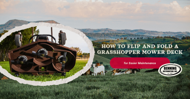 How to Flip and Fold a Grasshopper Mower Deck for Easier Maintenance